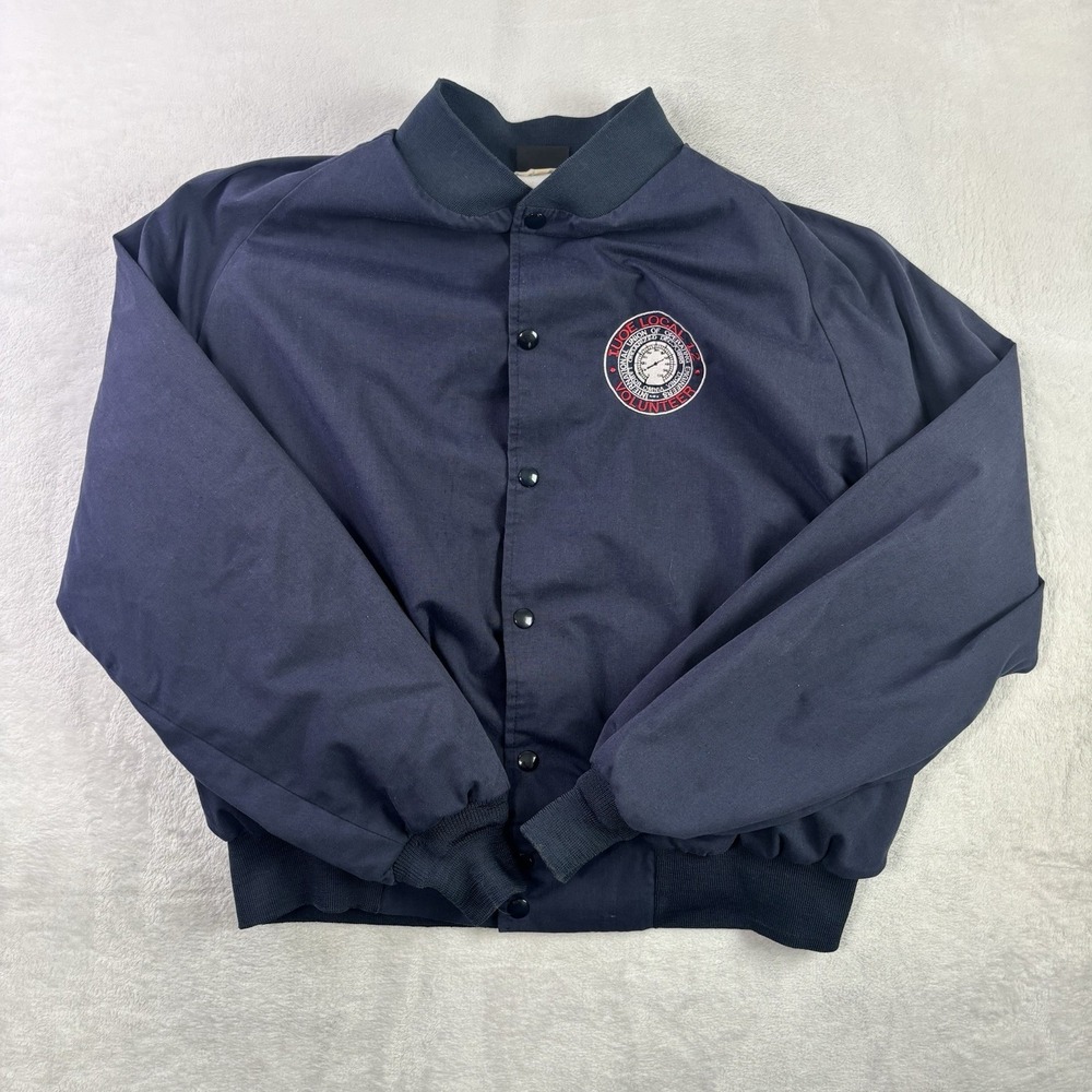 Nemesis Sportswear IUOE Local 12 Union Engineers Blue Jacker Button Up Men's XL